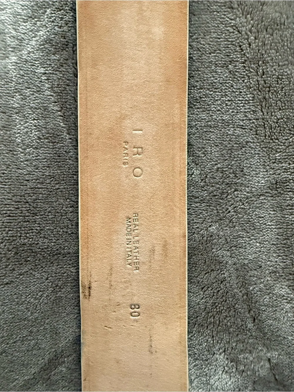 IRO Beige Leather Belt